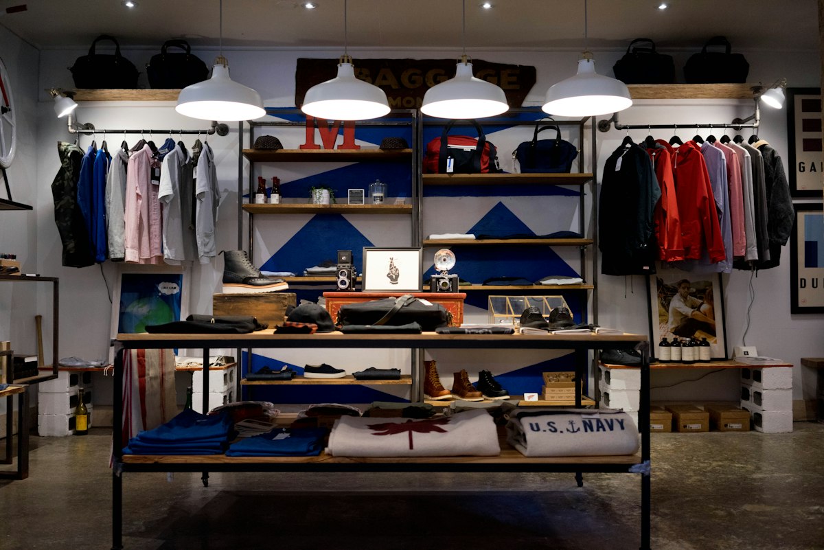 Tidy retail boutique